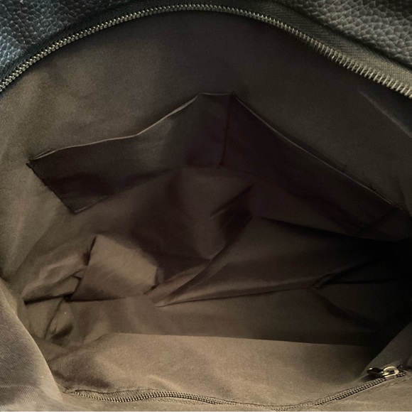 NWOT Faux Leather Letter Tote/Crossbody - Picture 10 of 12